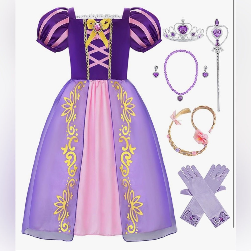 🎃 Halloween 🎃 Purple and pink Costume with accessories